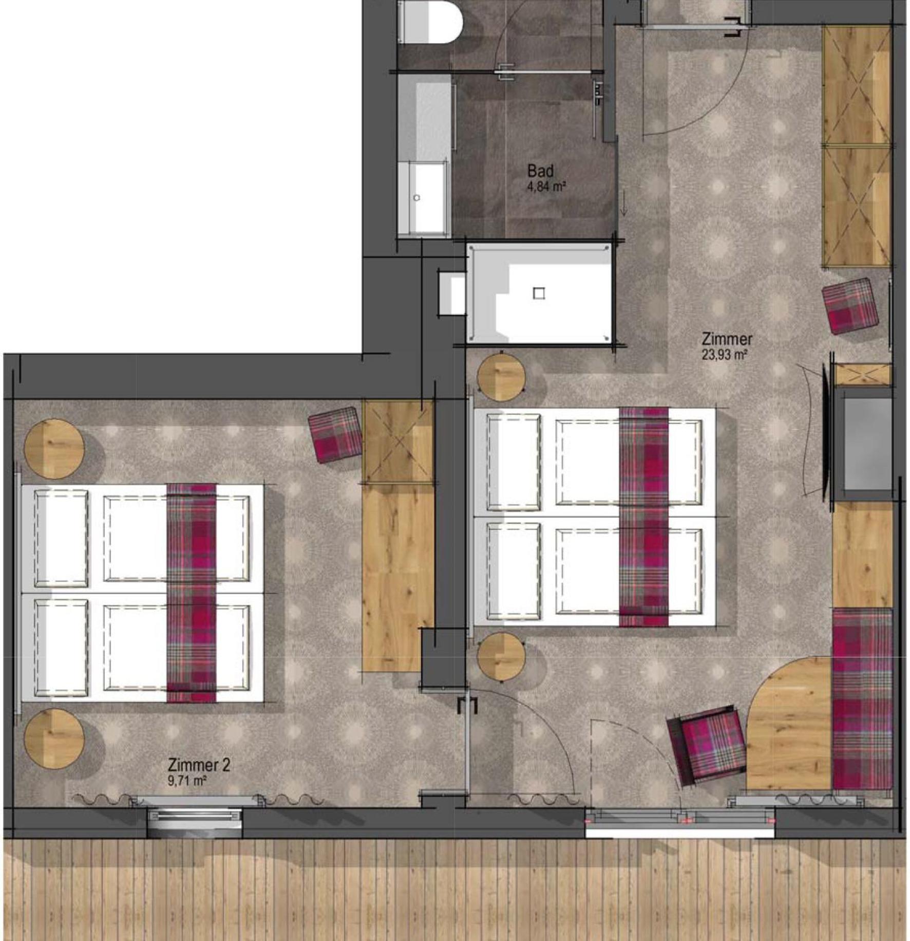 Sporthotel Bachmann Гарделен Стая снимка